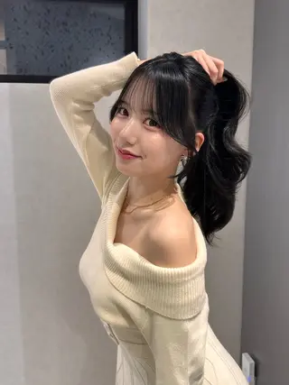 ロング IVE（イヴ）所属・IVE jukuのヘアスタイル