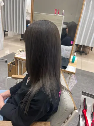 ロング 太白区白髪ぼかし/ ボブカット/千葉達人のヘアスタイル