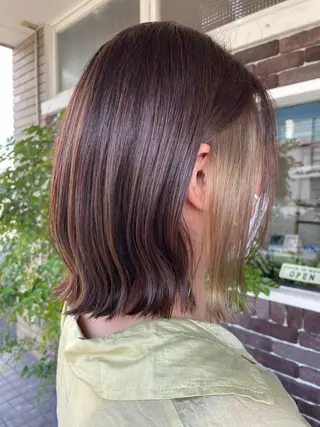 ミディアム カラー ASGROW'eclat(帯山店)所属・須惠 優理愛のヘアスタイル