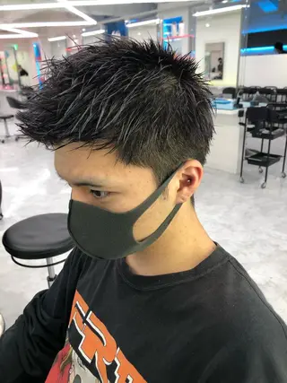 カラー メンズ BABY 艶髪暗髪ヘア💖達人のヘアスタイル