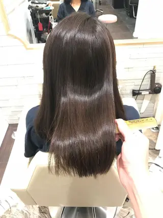 ロング 韓国ヘア×髪質改善 ⭐️谷遼平⭐️のヘアスタイル