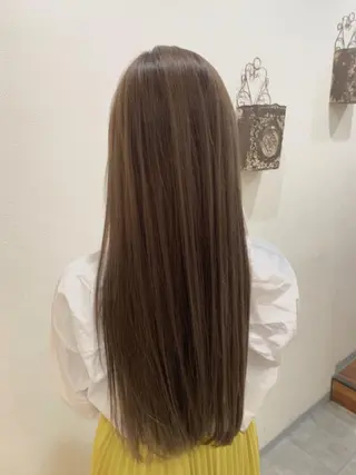 ロング 透明感/ 美髪矯正/田中恭のヘアスタイル