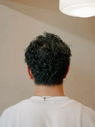 ショート カラー パーマ メンズ 🔗メンズサロン🔗 Kieのヘアスタイル