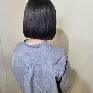 ミディアム 🇰🇷透明感×ハイ トーン🌟tomoのヘアスタイル