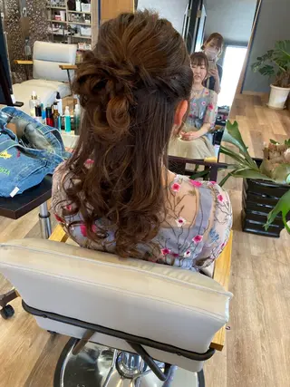 ロング 中野 紹江のヘアスタイル