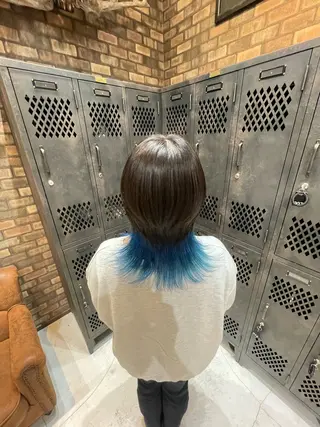 ミディアム カラー ✨ハイトーン✨ダブル カラー✨シバサキのヘアスタイル