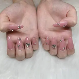 ロング HANA うるののネイルデザイン