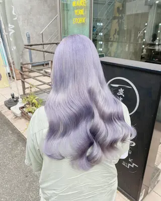 ロング 💛ムラ修正ブリーチ 💛YUUのヘアスタイル