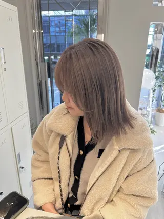 カラー 本町/新町/心斎橋 透明感カラーSANCのヘアスタイル