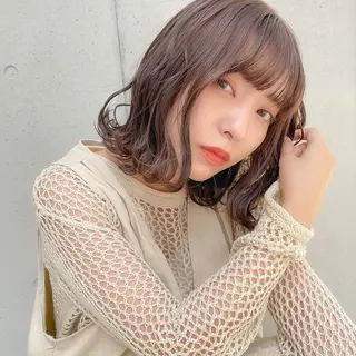 ミディアム ブリーチカラー特化 碇　英朗のヘアスタイル