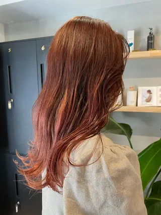 セミロング カラー SALOWIN下北沢所属・hazuki 🌝のヘアスタイル