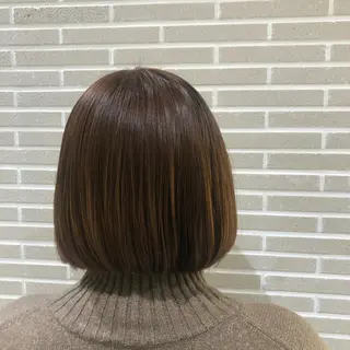 ミディアム 植田 菜月のヘアスタイル