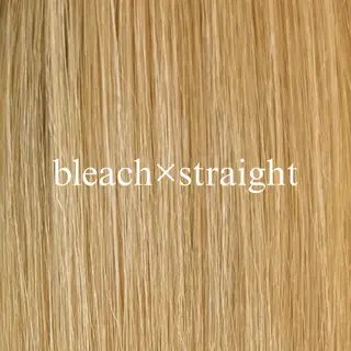 セミロング パーマ ✨髪質改善矯正× ブリーチ✨YU-KIのヘアスタイル