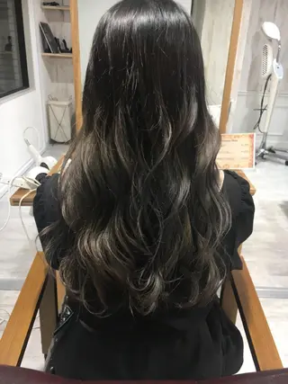 ロング カラー レイヤーカット/艶髪 🌈高橋遥香🌈のヘアスタイル