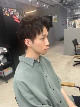 ショート メンズ メンズ専門サロン wokeのヘアスタイル