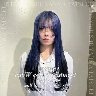 ロング カラー 🫧ハイトーン特化 🐺矢島タツキ🐺のヘアスタイル