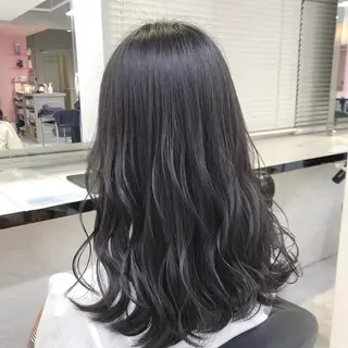 ロング 透明感ラベンダー💗 SHOのヘアスタイル