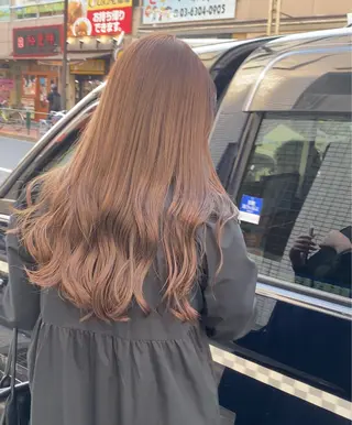 ロング カラー ヘアアレンジ ANY大宮所属・🤎ケアブリーチ/ カット/酸スト🤎のヘアスタイル