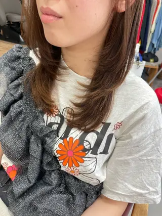 セミロング .M所属・松浦 翼のヘアスタイル