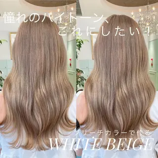 ロング カラー ヘアアレンジ Zina渋谷エリア マネージャShionのヘアスタイル