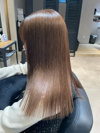 セミロング ao.【アオ】南浦和 髪質改善/縮毛矯正/艶髪所属・ao. 南浦和/髪質改善のヘアスタイル