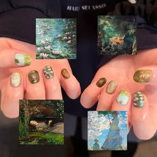 ネイル 🎀 Hiyubi._.nail 🫧所属・🎀フェイ フェイ🫧💗のネイルデザイン