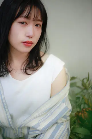 ミディアム 永田 崇のヘアスタイル