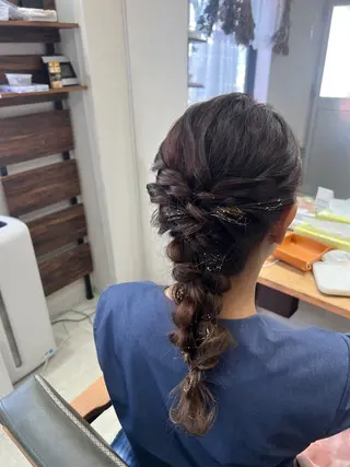 ロング ヘアアレンジ 山室 敬義のヘアスタイル