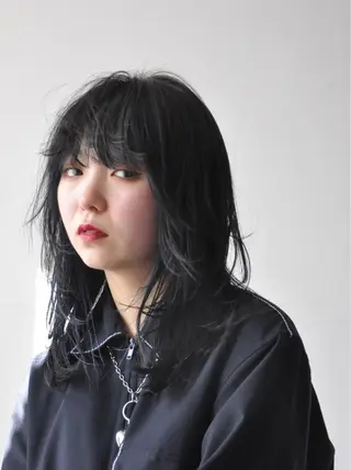 ロング カラー パーマ THE./ブリーチ 透感カラー/髪質改善のヘアスタイル