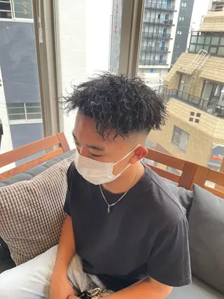 パーマ メンズ 【men's Lapis横浜】海人のヘアスタイル