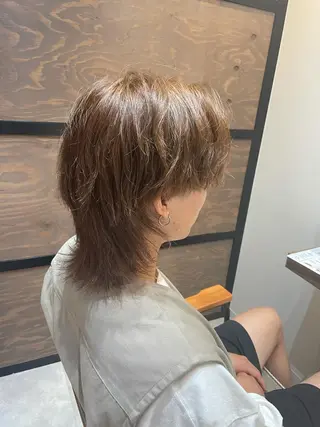 ロング カラー メンズ レイヤーカット/髪質 改善/矯正🤍吉田のヘアスタイル