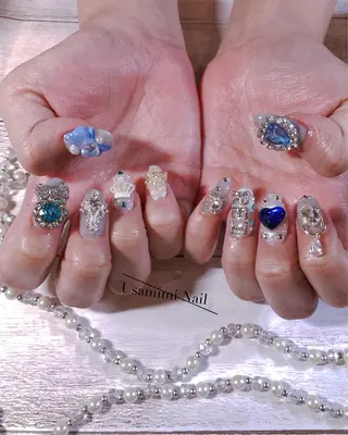 ロング ネイル USAMiMi 🐰💕のネイルデザイン