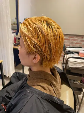 カラー YUSICA  所沢 イマムラ✳︎✴︎のヘアスタイル