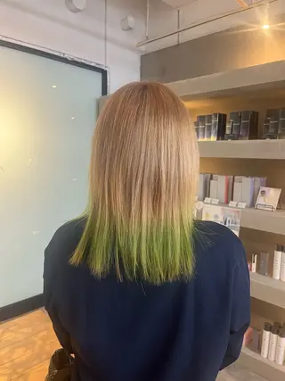 ロング ブリーチ特化/ 中山りくのヘアスタイル