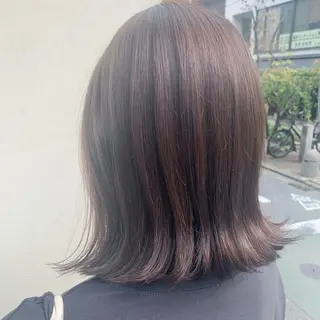 ミディアム ボブ/美髪矯正 /佐藤　奈巳のヘアスタイル