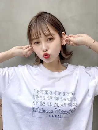 ミディアム 似合わせヘア/ボブ/ ミディアム/Takaのヘアスタイル