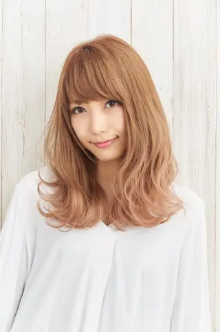 セミロング カラー 【全席個室サロン】 NUMBER 天王寺のヘアスタイル