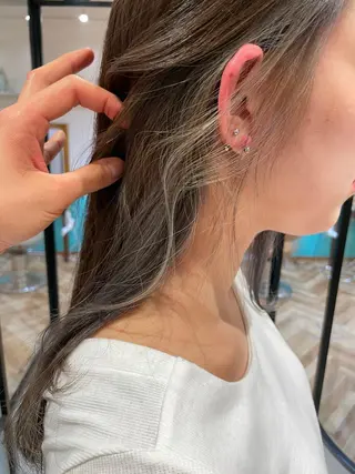 ロング カラー レイヤー/韓国ヘア 縮毛矯正🫧鈴木颯のヘアスタイル