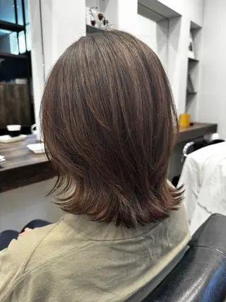 ミディアム オオミネ タクミのヘアスタイル