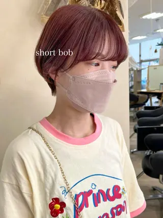 ショート カラー 初めてのショート お任せください✂️のヘアスタイル