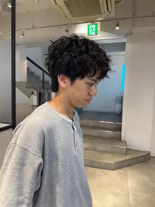 カラー パーマ メンズ だいすけ/メンズ/ イージーパーマのヘアスタイル