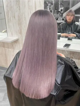 ロング カラー CHAINON所属・🤎HAZUKI🤎 ハイトーン✨のヘアスタイル