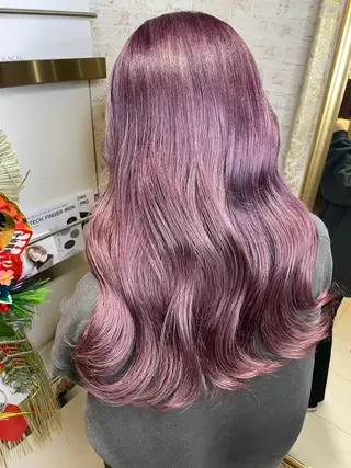 ロング カラー matiz マティス　表参道所属・💜アンブレラカラー 髪質改善　丸尾】のヘアスタイル