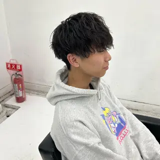 ショート パーマ メンズ 【メンズパーマ特化】 🍏網中勇喜のヘアスタイル