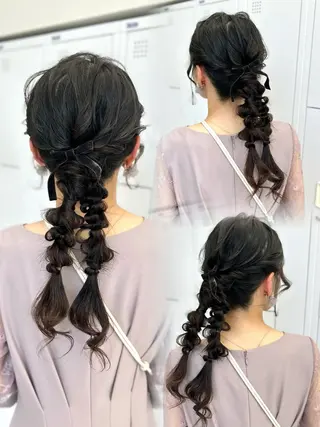 ヘアアレンジ 名古屋／似合わせ カット／カラー🫧のヘアスタイル