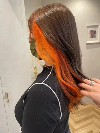 セミロング カラー ♥️ブリーチ/ボブ/ レイヤー♥️maiのヘアスタイル