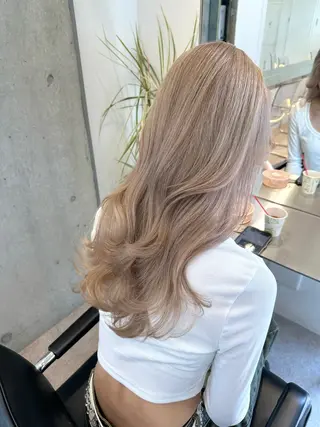 ロング ボブカット 💎坪谷のヘアスタイル