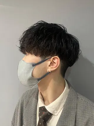 ミディアム メンズ EXCIA 西梅田店【エクシア】所属・EXCIA 西梅田のヘアスタイル
