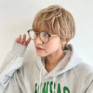 ショート 💙31日限定 💙金井悠華💙のヘアスタイル