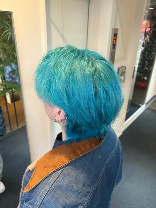 カラー メンズ yunosuke/艶 カラーw-salonのヘアスタイル